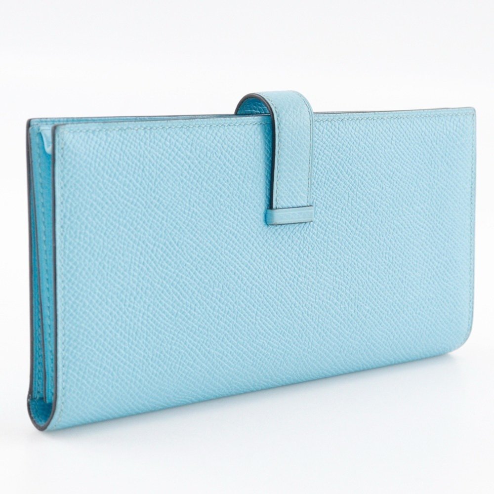 HERMES Blue Bean Wallet - Picture 3 of 15